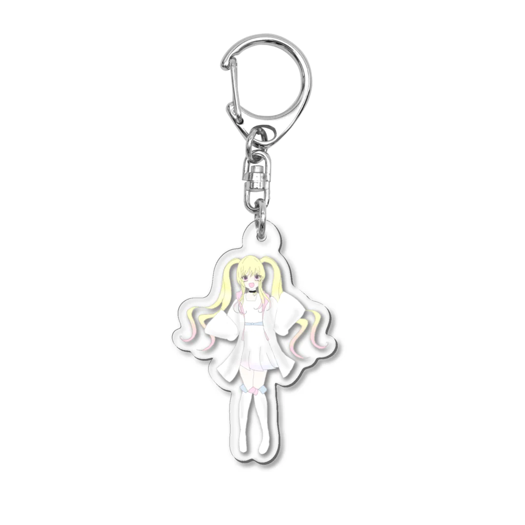 キューキャラのアリスティアYou Tube開始記念グッズ！ Acrylic Key Chain