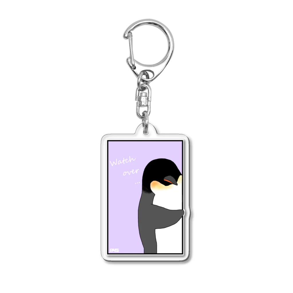 はちよんごの見守りペンギン Acrylic Key Chain