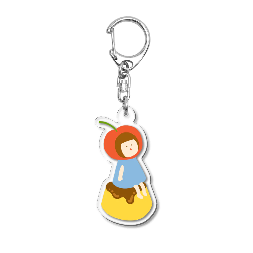 natchanのぷりんのいす Acrylic Key Chain