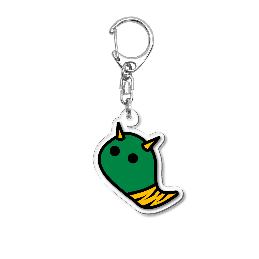 ヨープキャンが気になったのおばけの青鬼 Acrylic Key Chain