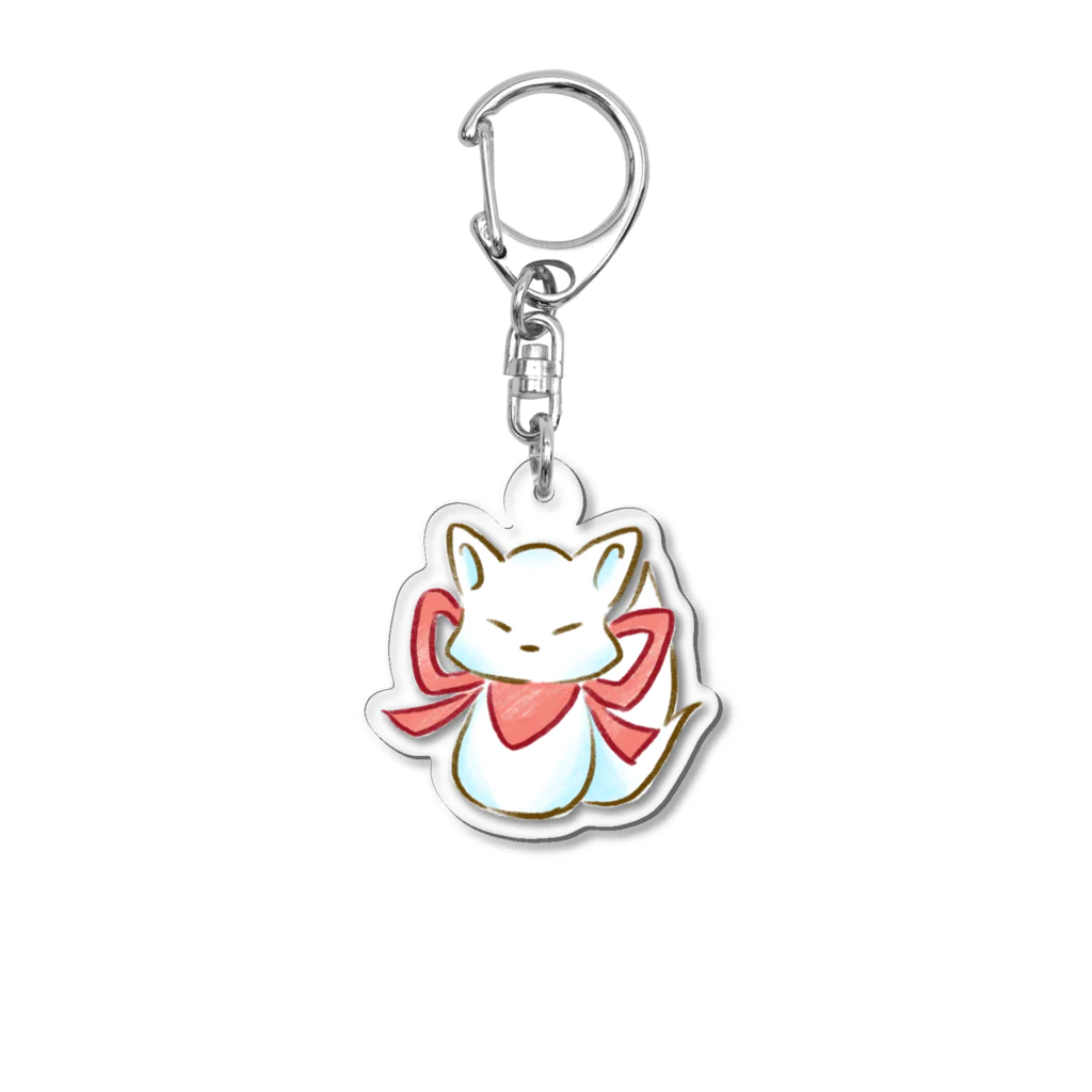 夢と知りせばのきつねのこん様（ストラップver） Acrylic Key Chain