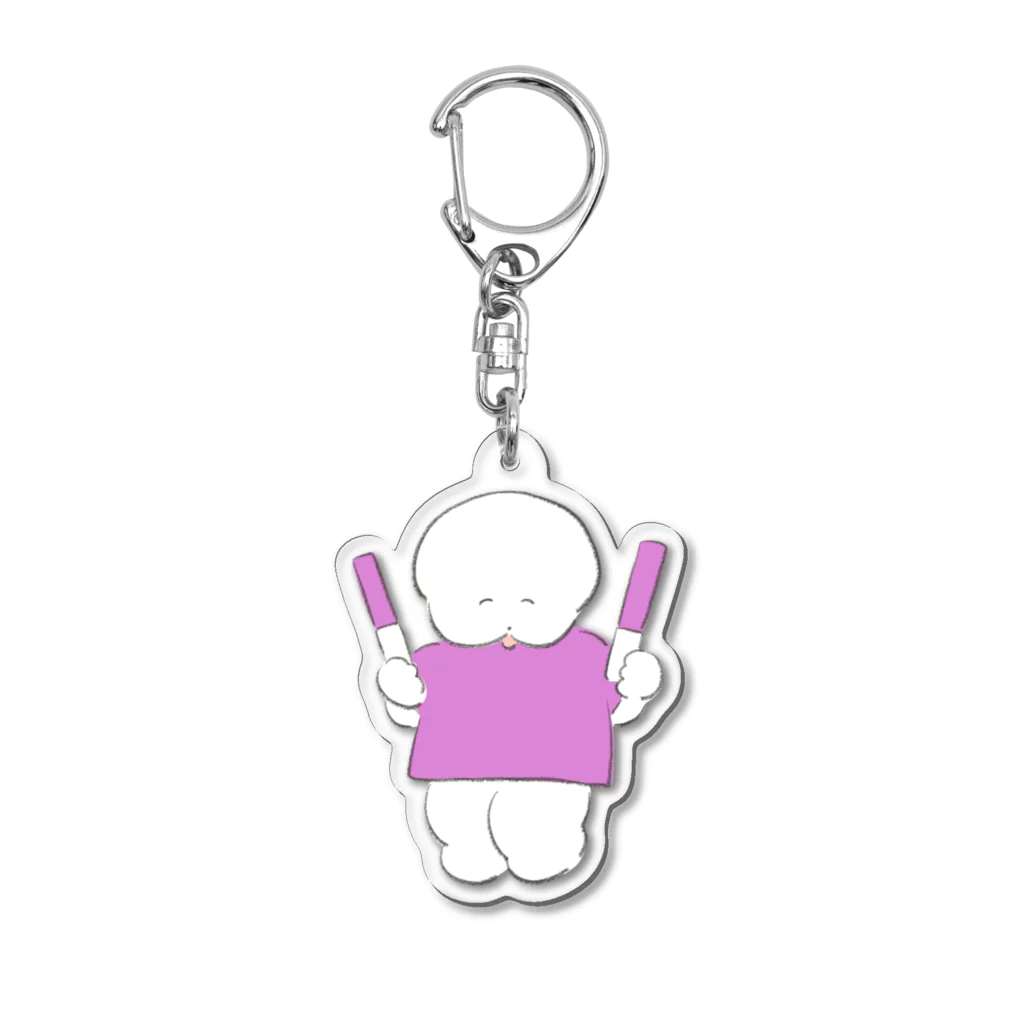 ワヌ山のアイドル大好きワヌ山ちゃん💜 Acrylic Key Chain