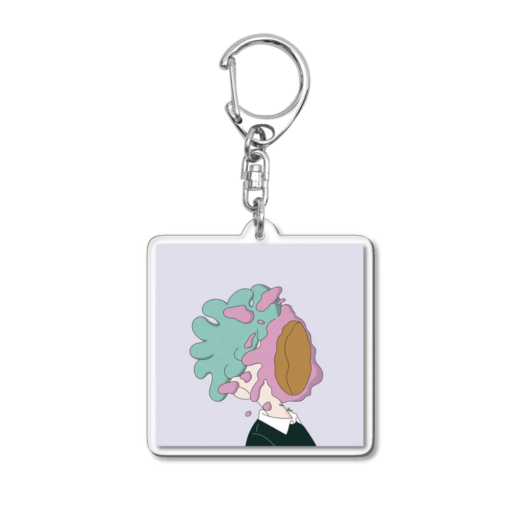 ゆぽまるの田中くん Acrylic Key Chain