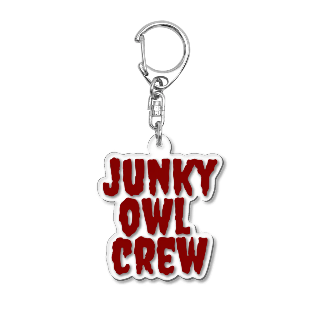 junky owl crew のjunky owl crew official item アクリルキーホルダー