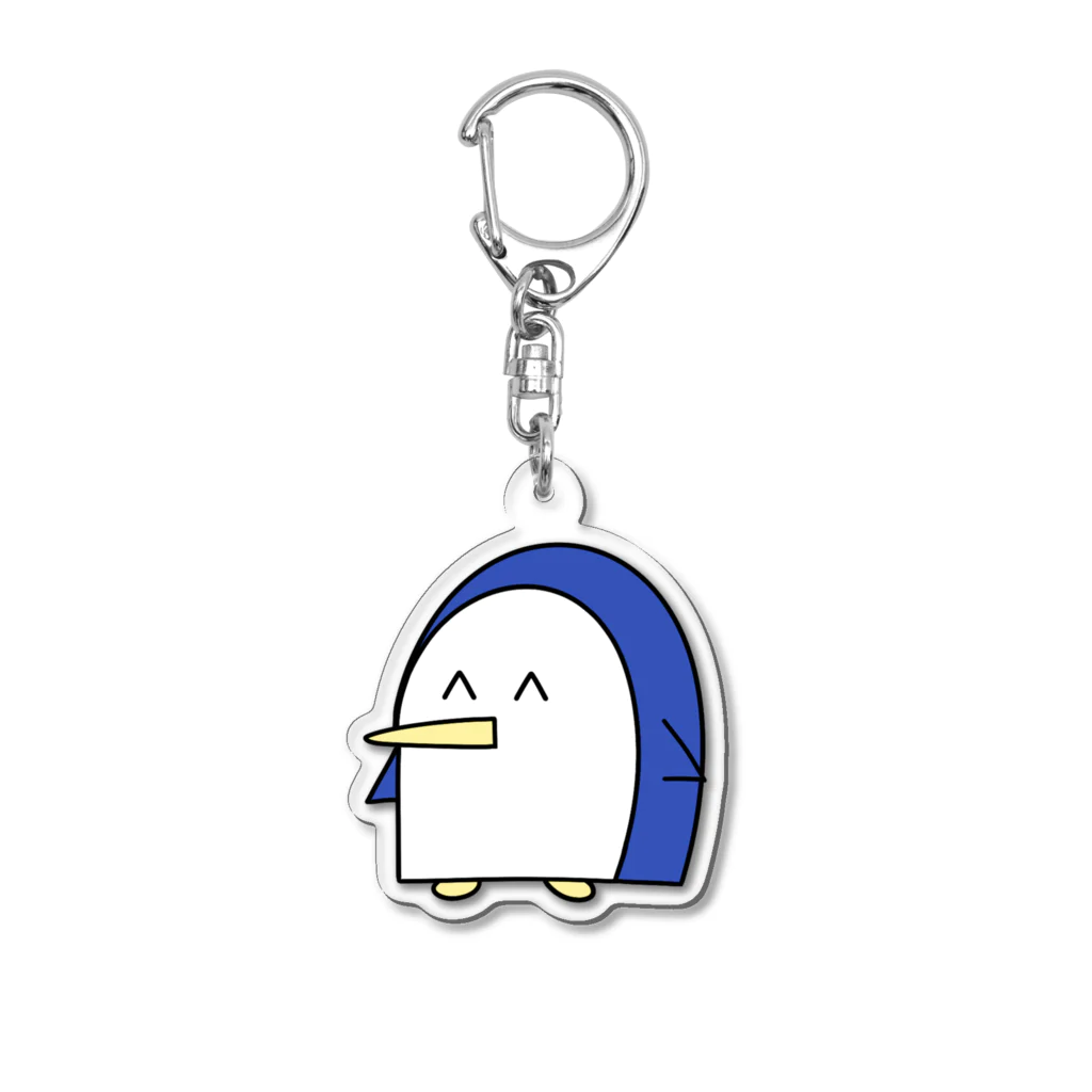 魚の4コマのペンギンのアクリルキーホルダー Acrylic Key Chain