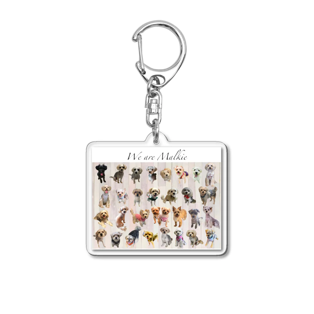 LiLunaのWe are Malkie アクリルキーホルダー Acrylic Key Chain