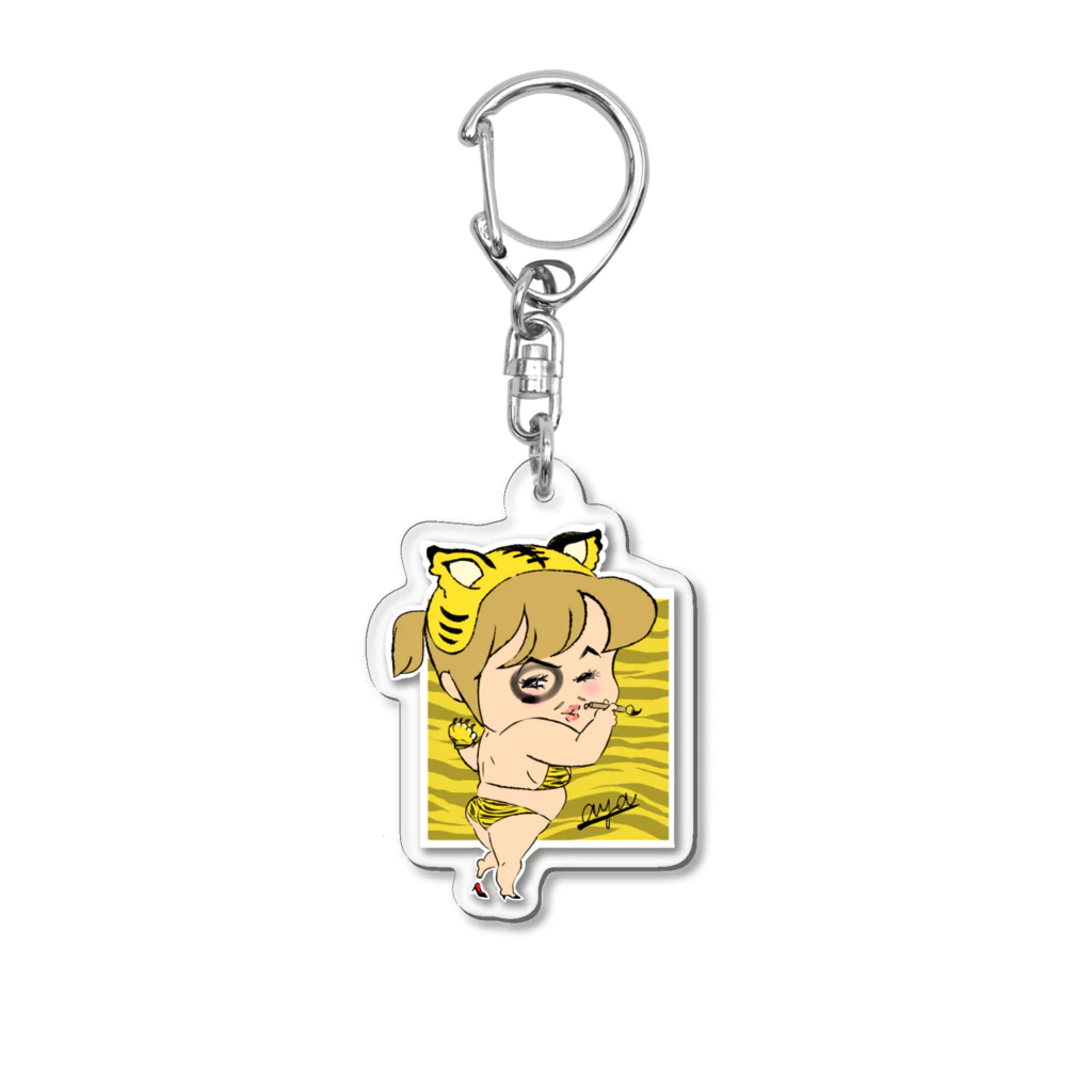 恋するビキニ muti_muti shop@yocchyamのムチトラよっちゃん Acrylic Key Chain