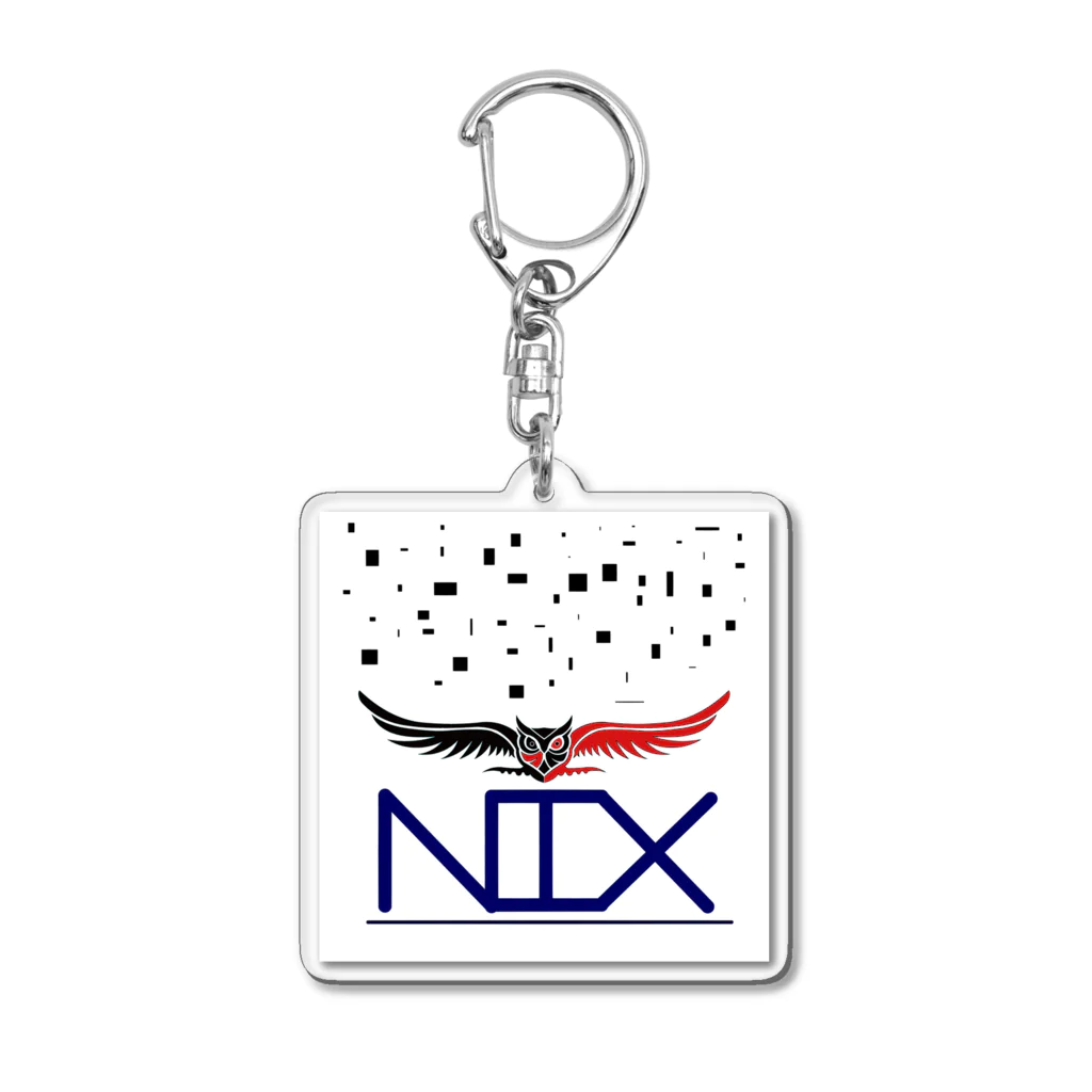 NIX_ ONLINE SHOPのNIX_ K-Ring アクリルキーホルダー