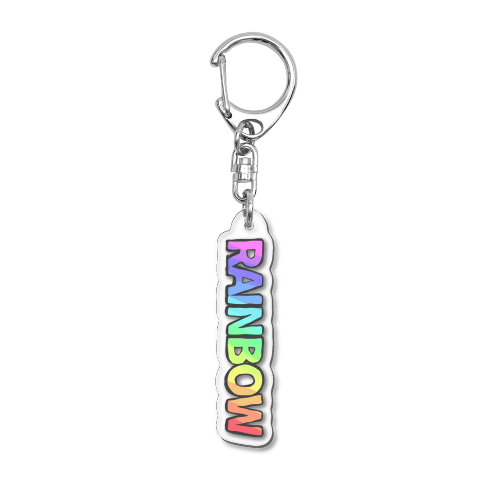 首からズボンのRAINBOW アクリルキーホルダー