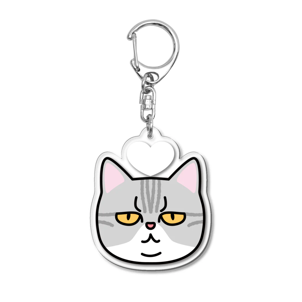 umeumeのグレネコ親分 Acrylic Key Chain