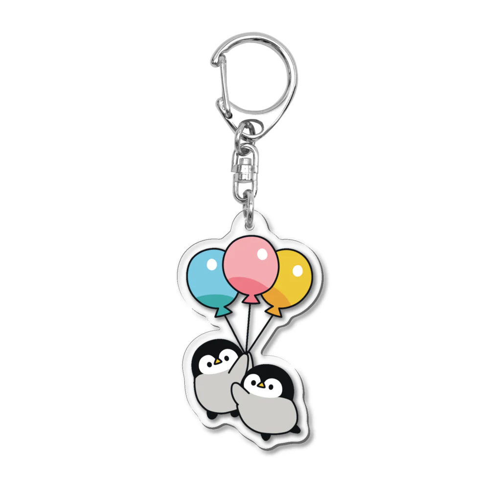 DECORの心くばりペンギン　風船ver. Acrylic Key Chain