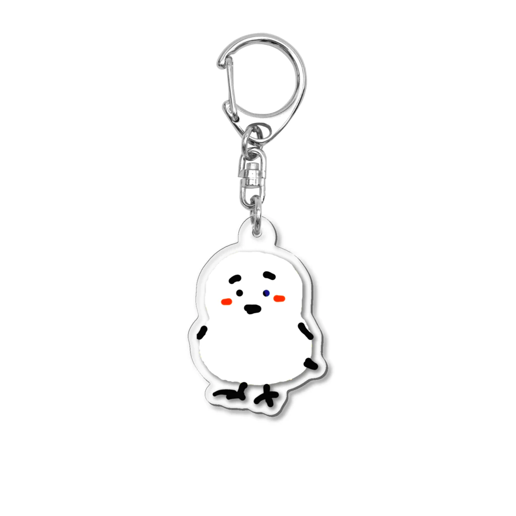 ちびもりの小鳥のピーコ Acrylic Key Chain