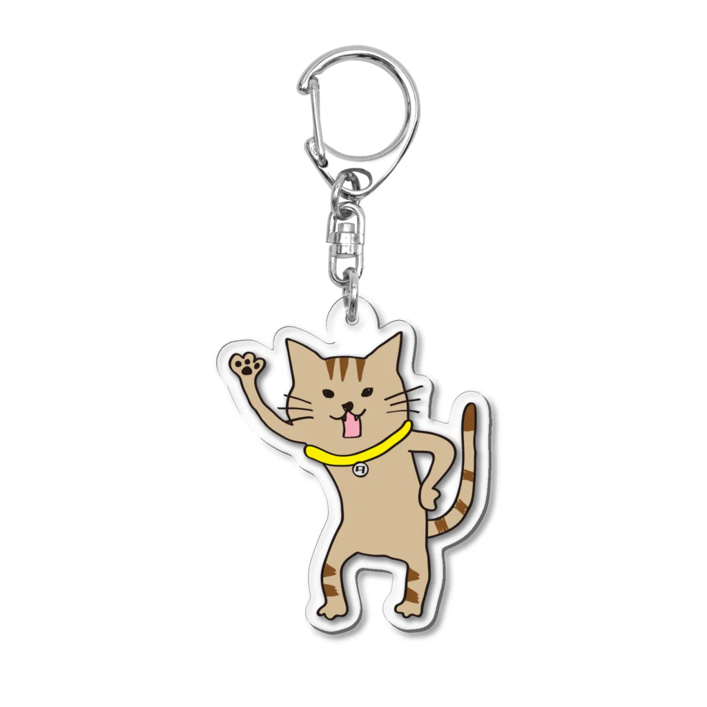 招き猫ポコ太郎のタロさ！ Acrylic Key Chain