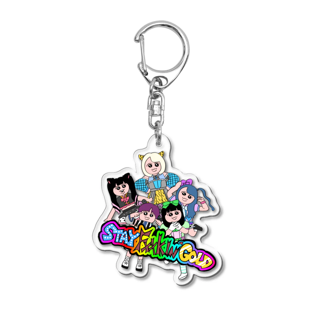 YABACUBE INC. ONLINE SHOPのステファキ Acrylic Key Chain