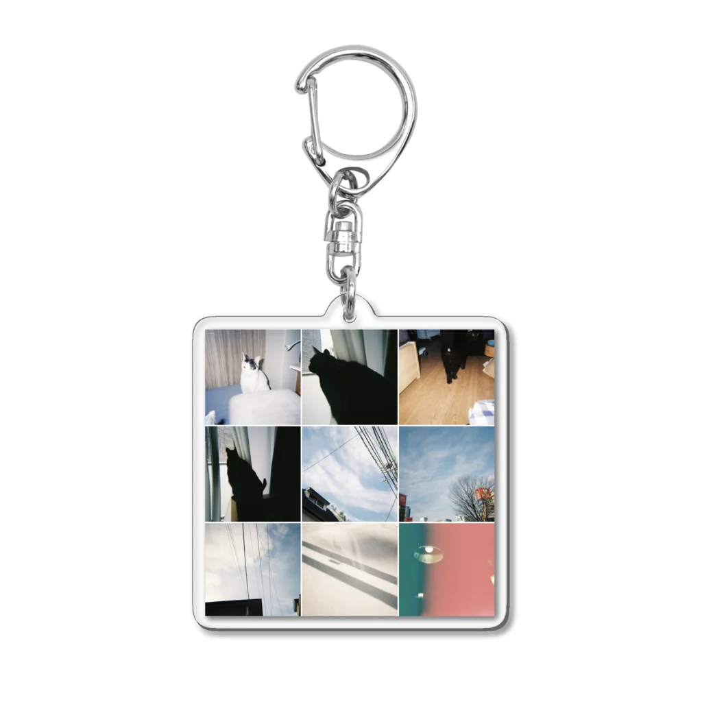 ∞ミニミニ縄文∞のフィルムカメラ001 Acrylic Key Chain