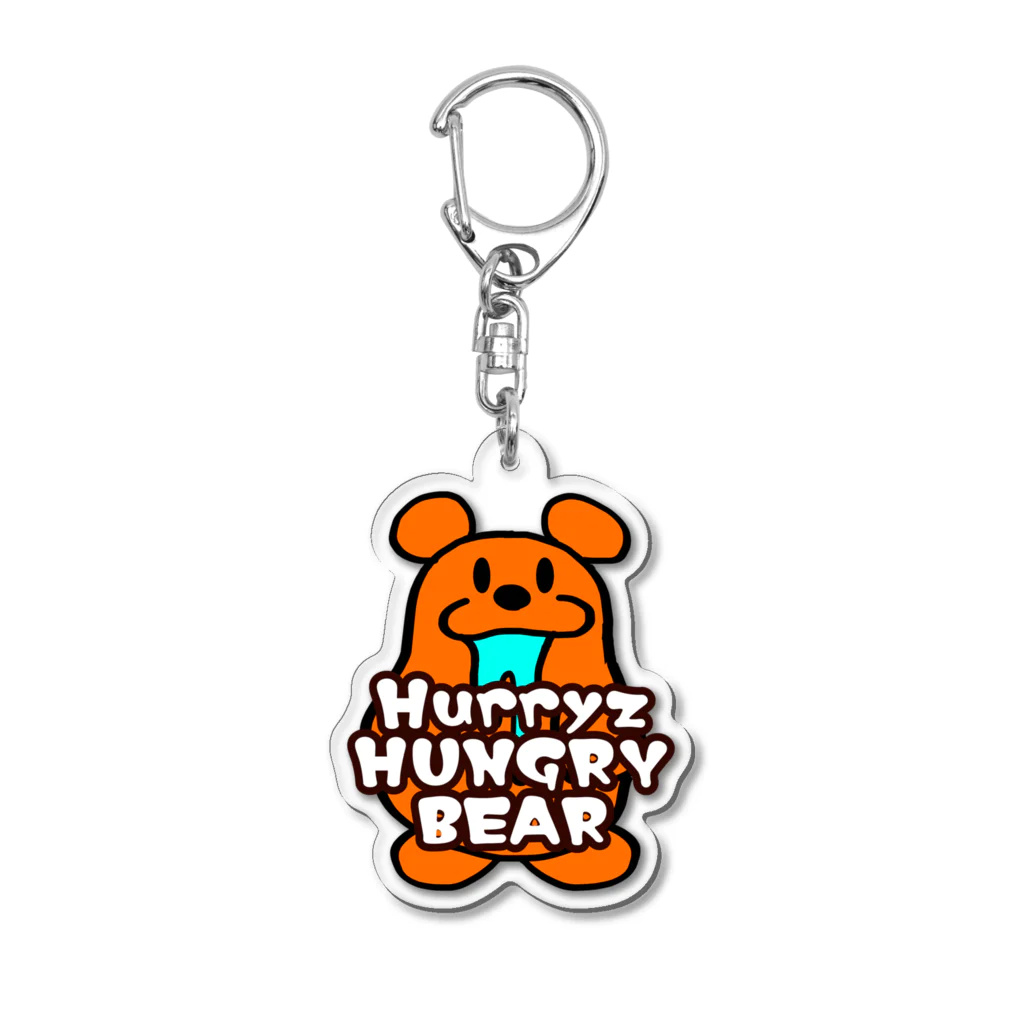 Hurryz HUNGRY BEARのHurryz HUNGRY BEAR シリーズ アクリルキーホルダー