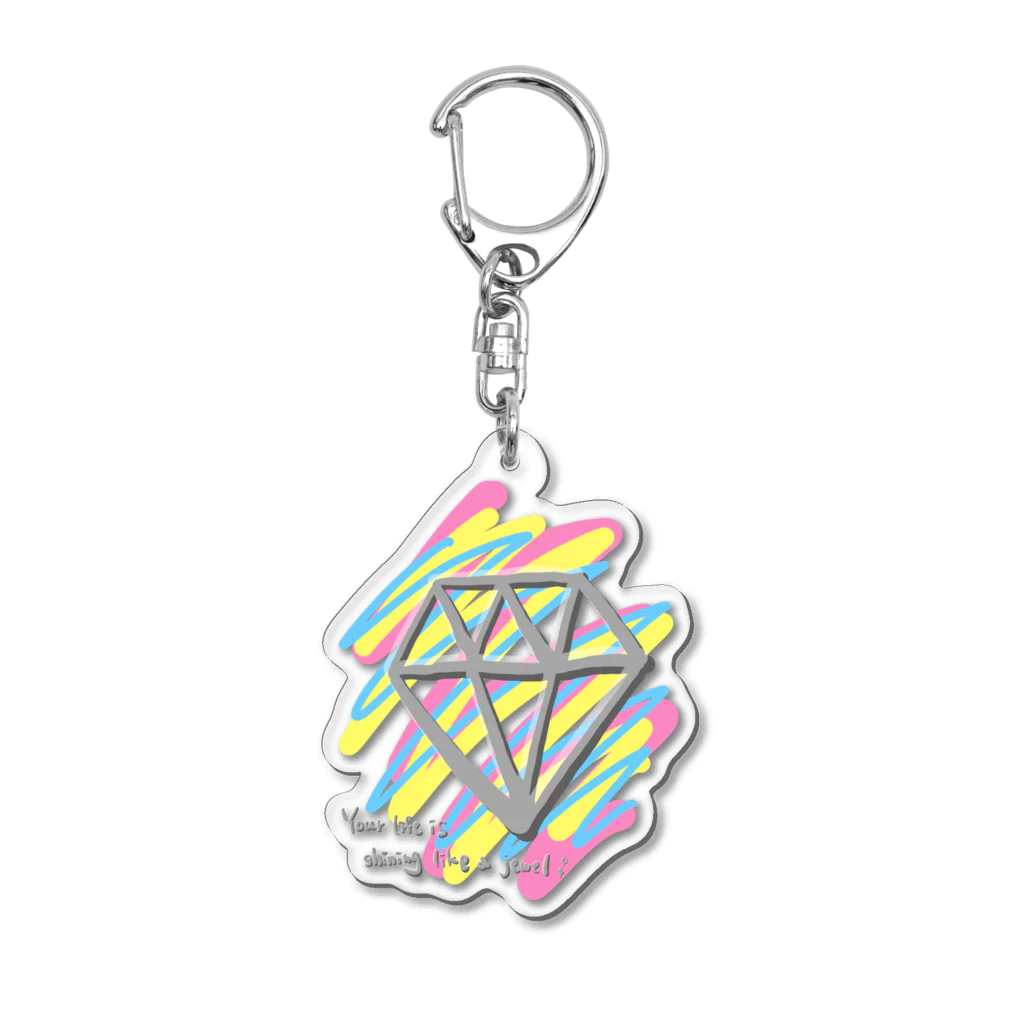 a-stilbe (アスチルベ)の宝石シリーズ２ Acrylic Key Chain