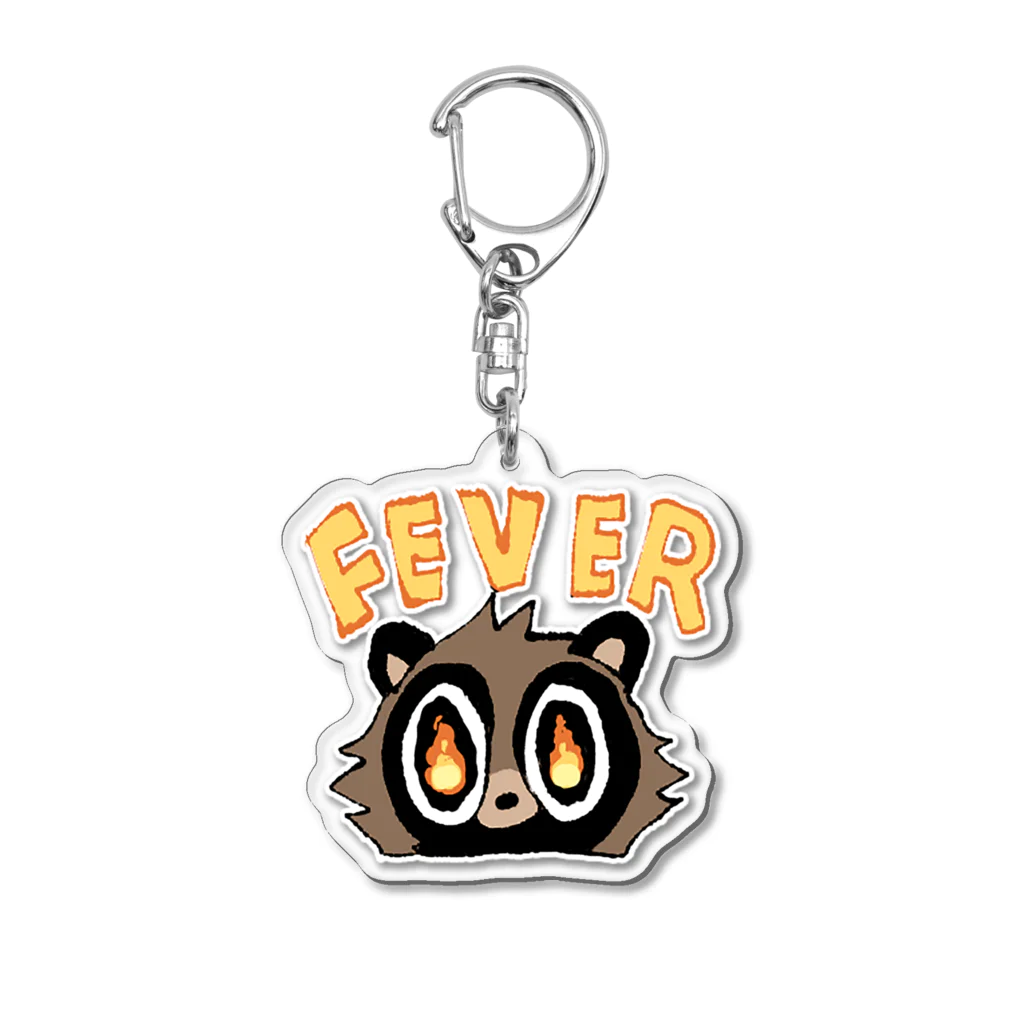 bleeのFEVERタヌキ Acrylic Key Chain