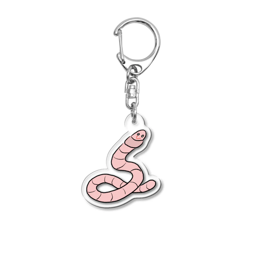 ayushopのミミズアクキー Acrylic Key Chain