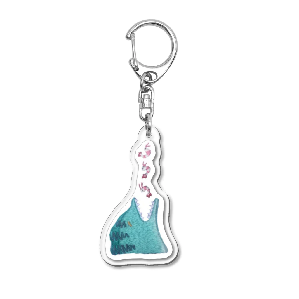 四十肩治美のこえびとうつぼ Acrylic Key Chain