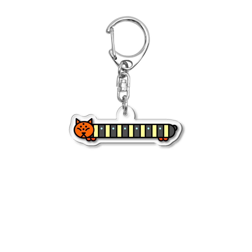 旦那芸術のＣＡＴピラーズ　アオバセセリ Acrylic Key Chain