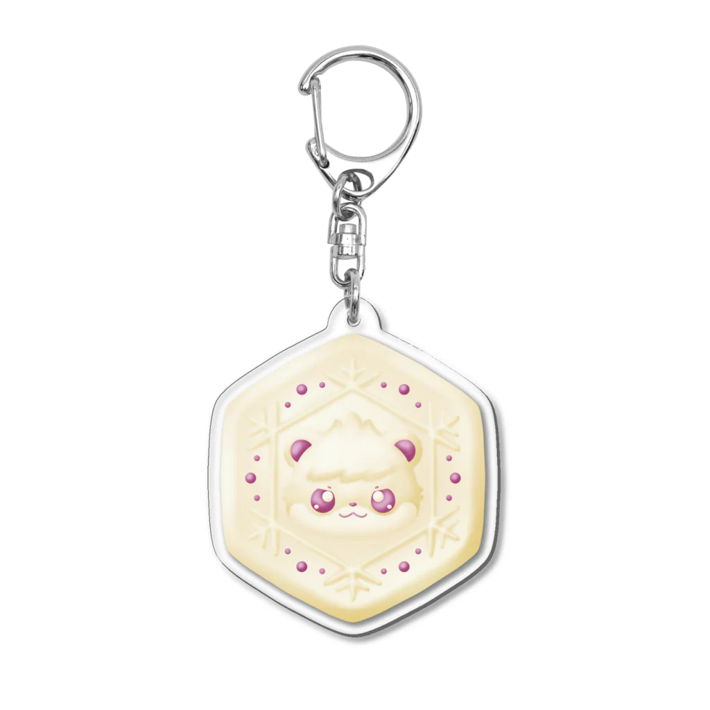 クロフミのまったりショップの吹雪くんのバニラアイス風味チョコ Acrylic Key Chain