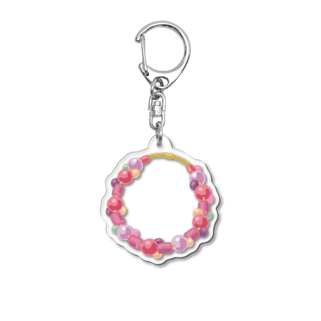 ★Mayamaya★のビーズアクセサリー Acrylic Key Chain