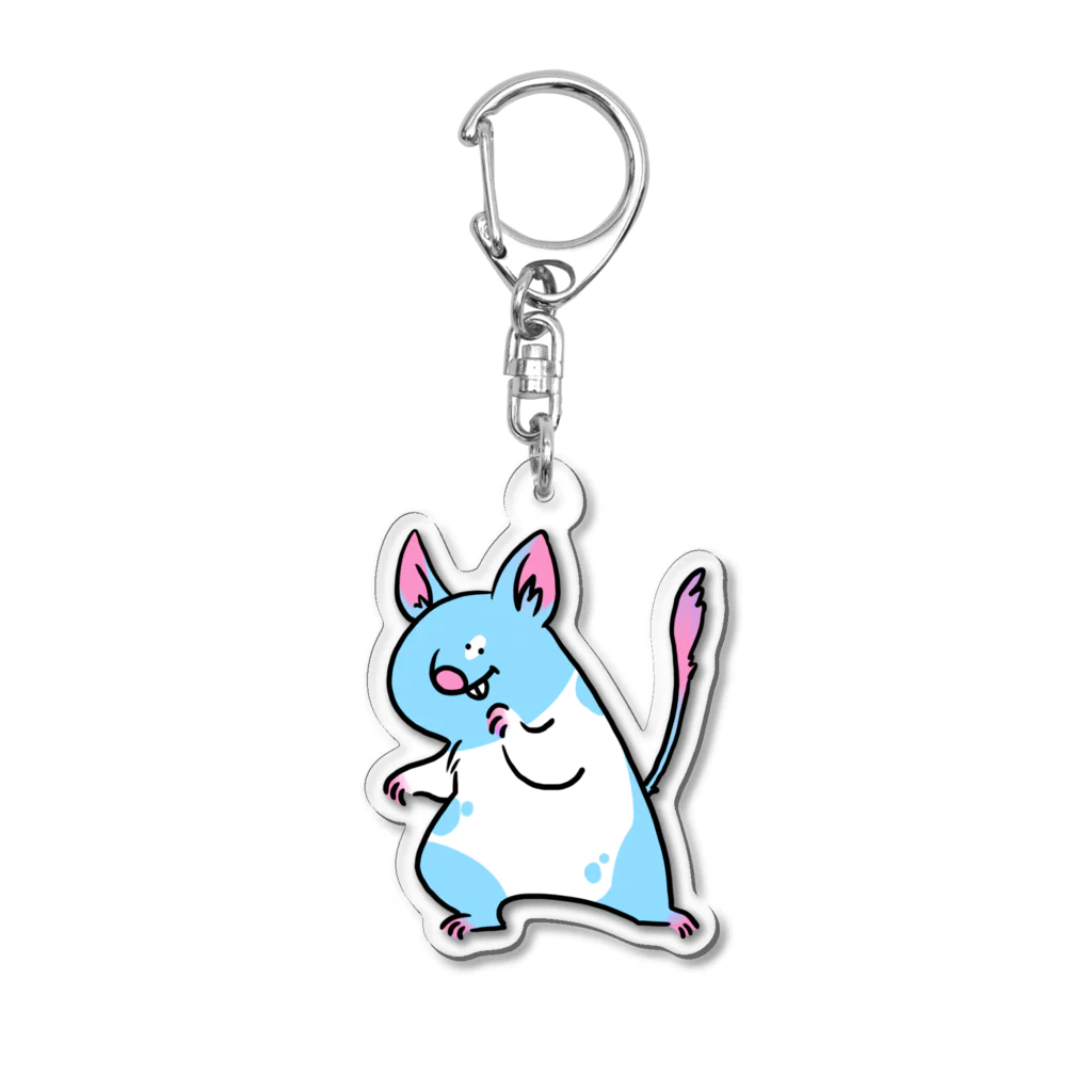 とてもえらい本店のみずいろパイドでぐー。 Acrylic Key Chain