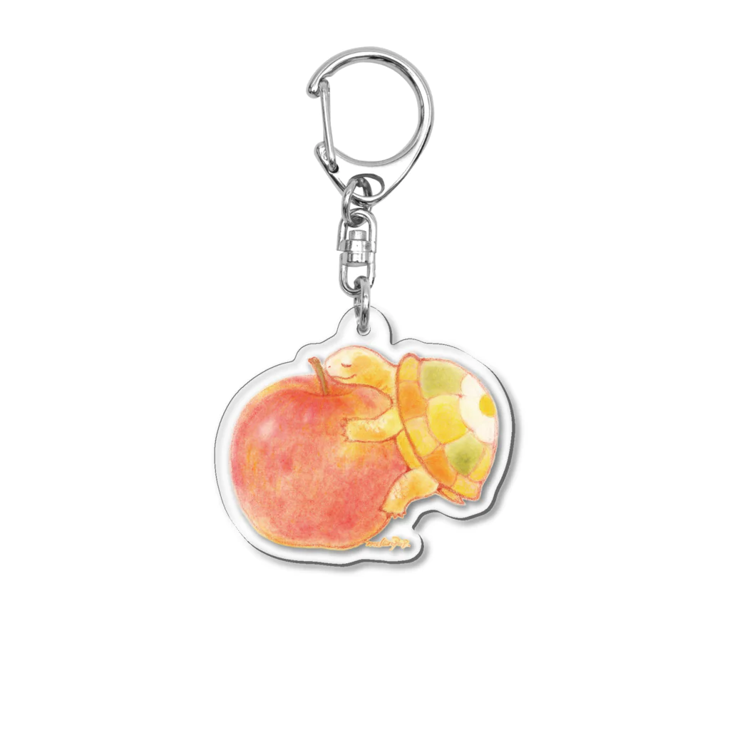 めろんぽっぷのお店だよのリンゴの香りに包まれる Acrylic Key Chain