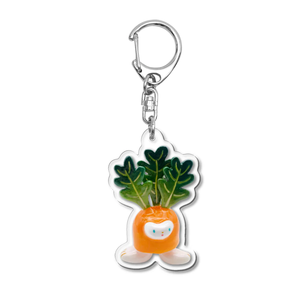 タテヤマフユコのにんじんのへたキメラ Acrylic Key Chain