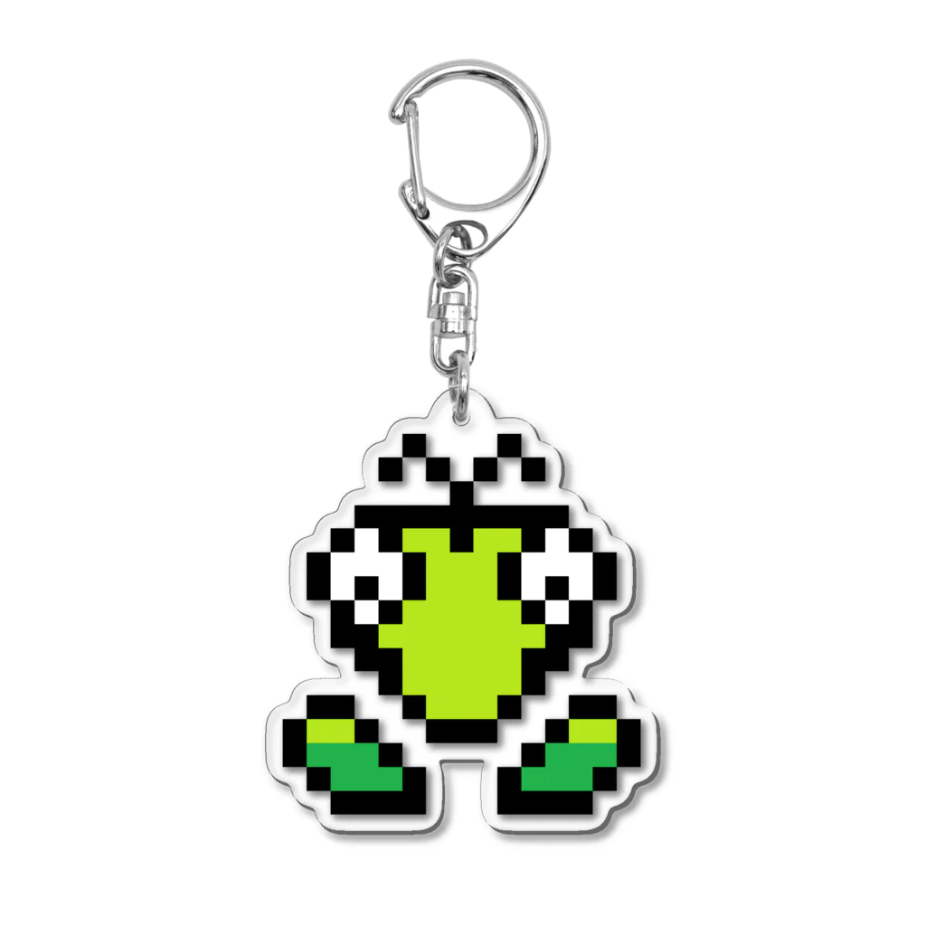 大草原のねこちやんのドットカマキリ Acrylic Key Chain