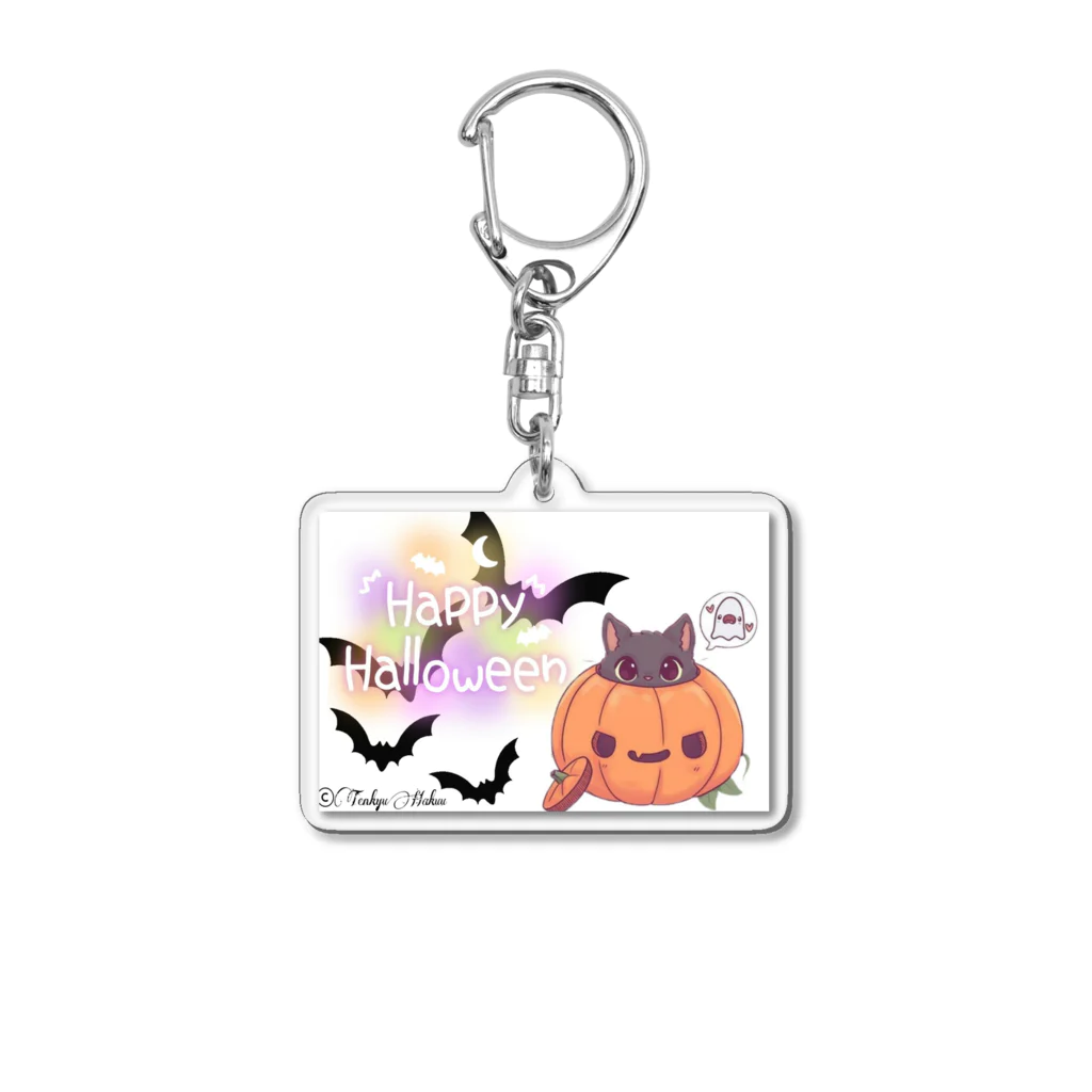 ゆるふわ館長 遥和- はるか -/天泣 白雨の天泣白雨のハロウィン2 Acrylic Key Chain