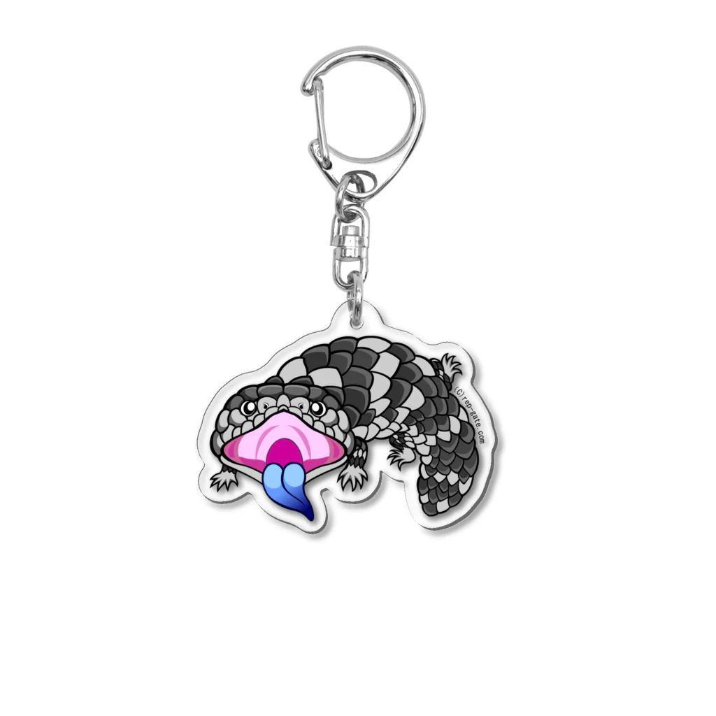 もむのふの爬虫類グッズやさんのマツカサちゃんアクキー Acrylic Key Chain