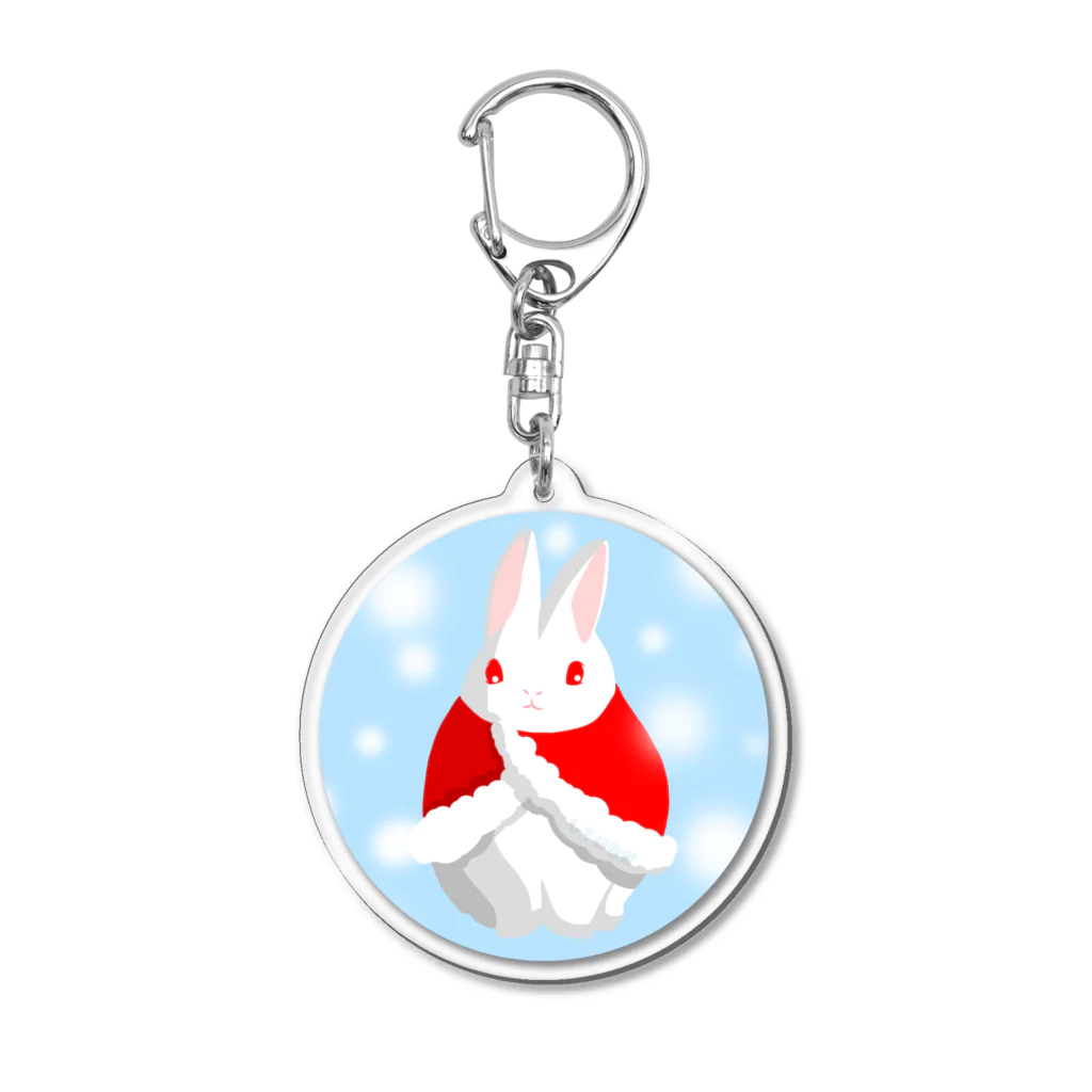 しろはなだの雪うさぎ？ Acrylic Key Chain