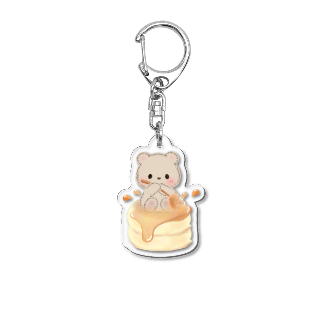 Chatoranのちーくまパンケーキ Acrylic Key Chain