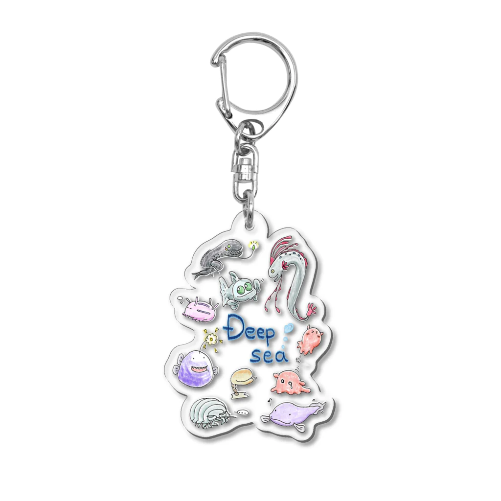 ぺんぎん丸の潜って探そうDEEP SEA Acrylic Key Chain