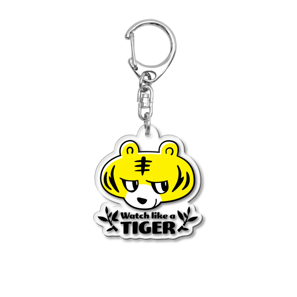 kocoon（コクーン）の虎視眈々タイガー（小型用） Acrylic Key Chain