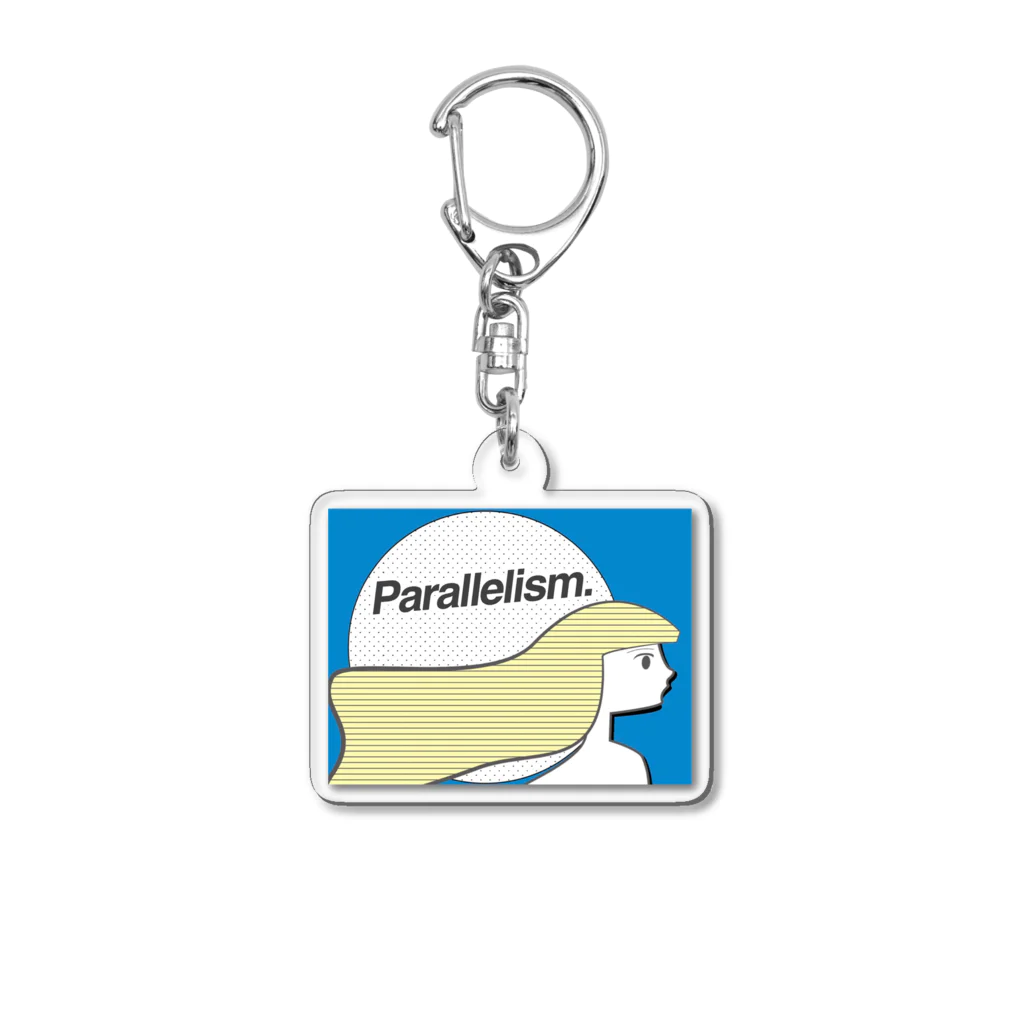 AKIOMOUNTAINの並行少女 Acrylic Key Chain