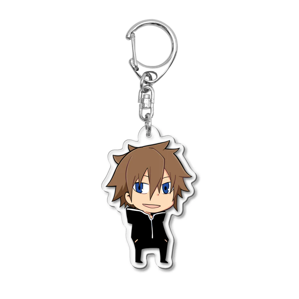 はるはらのほほえむ Acrylic Key Chain