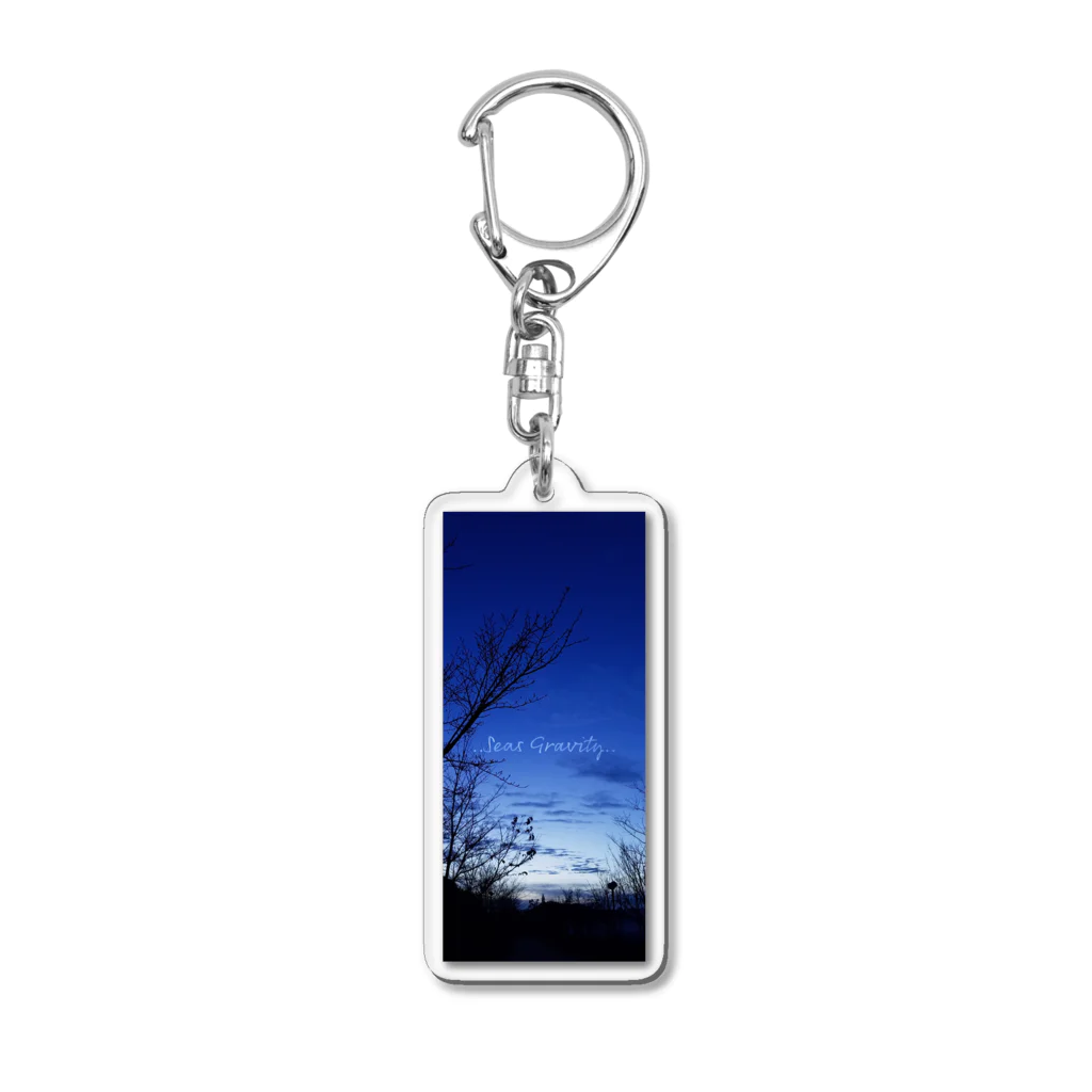 Seas GravityのBlueDusk0103 Acrylic Key Chain