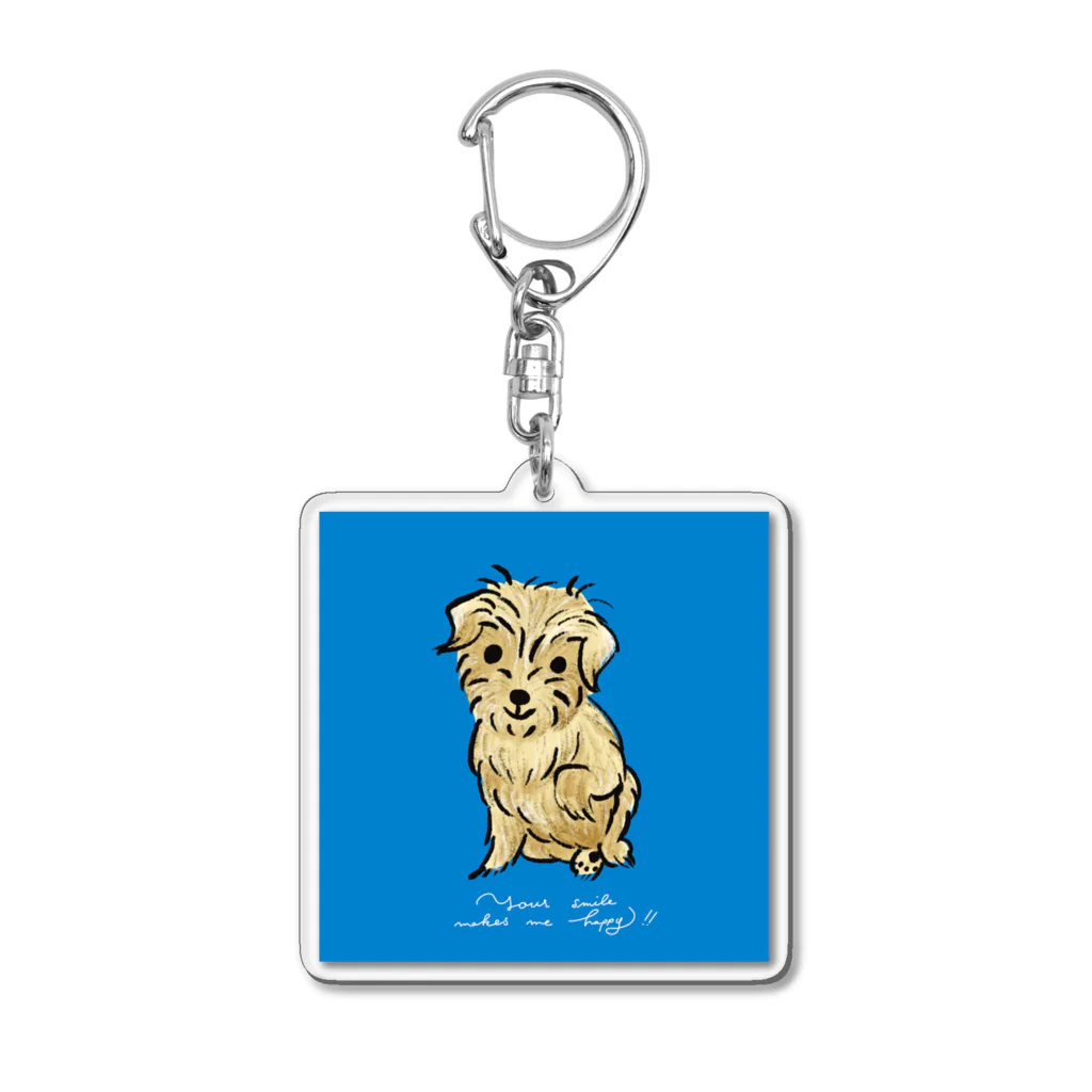 TOMOS-dogのまねき犬 Acrylic Key Chain