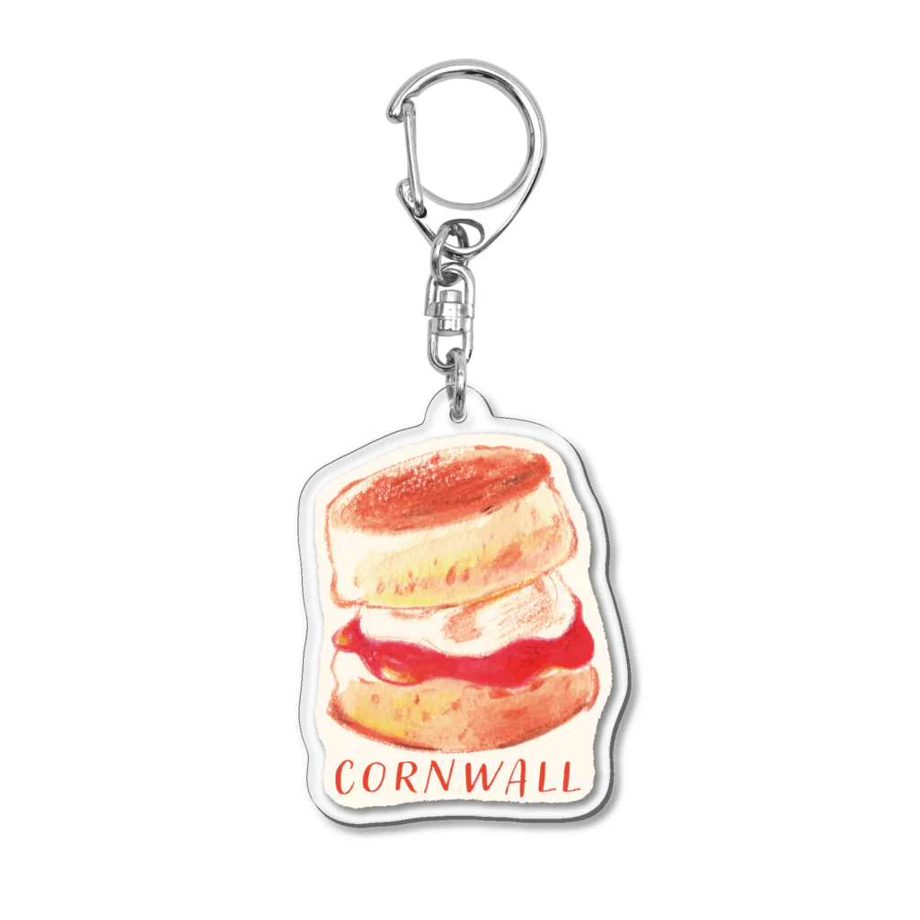 ogura kyoko illustrationのCornwall ジャムが先！ Acrylic Key Chain