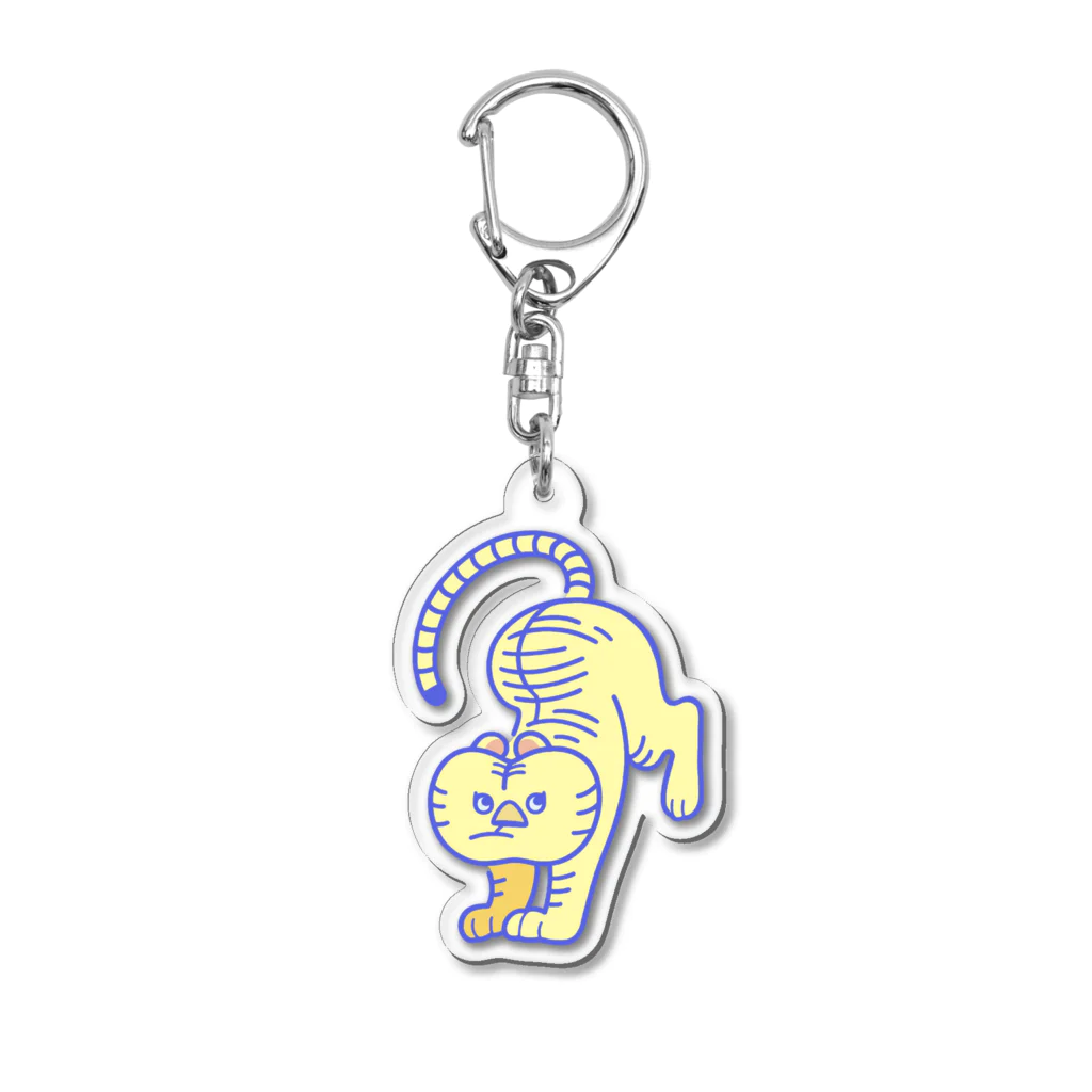 38　サンパチのとら　カラーB Acrylic Key Chain