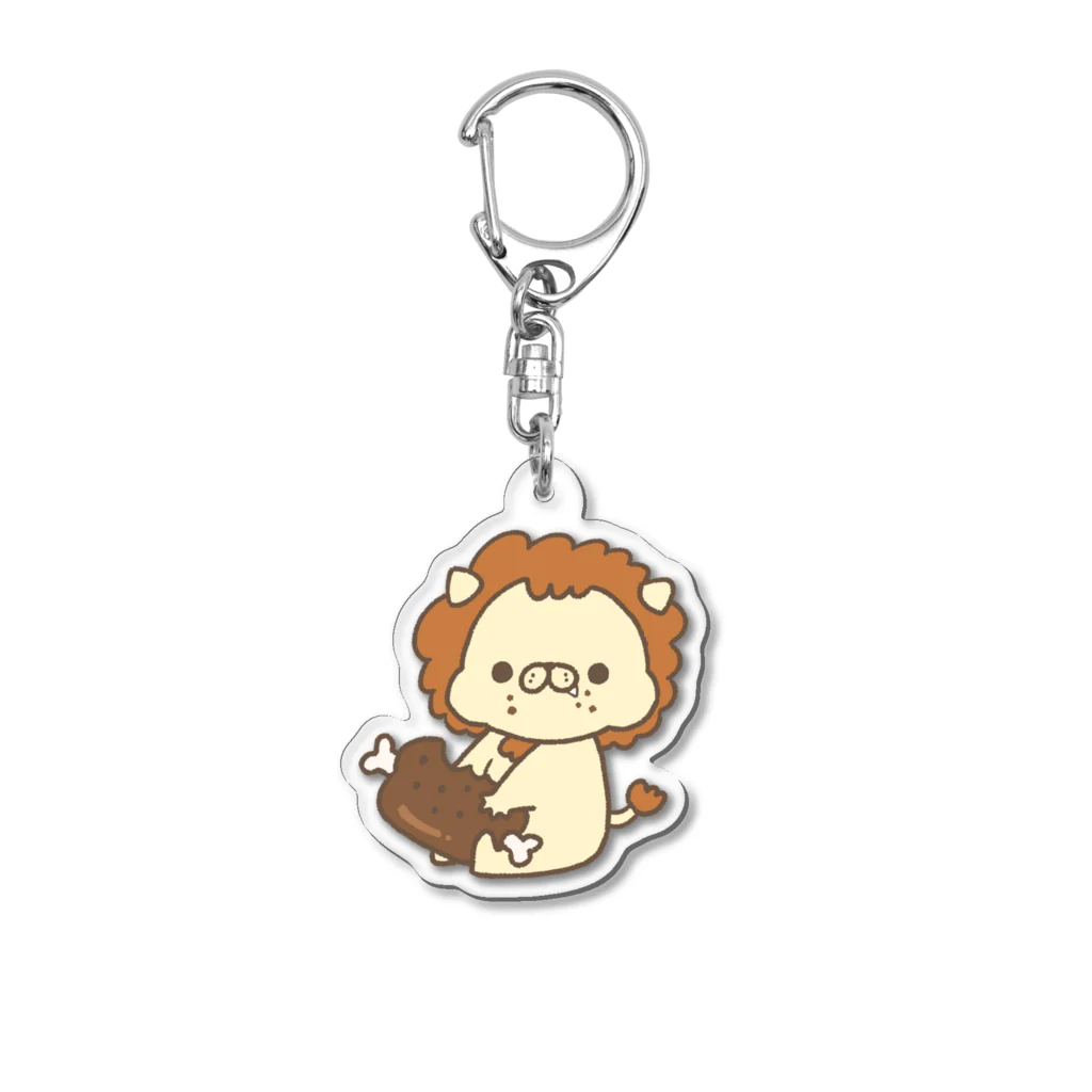 もさんの食いしんぼうモス🦁 Acrylic Key Chain