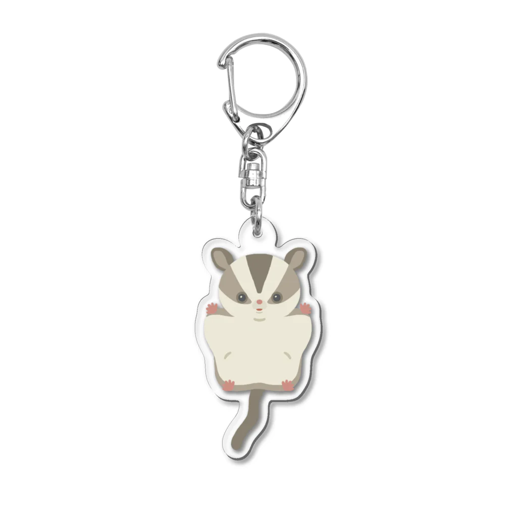 hibikのフクロモモンガのすーちゃん Acrylic Key Chain