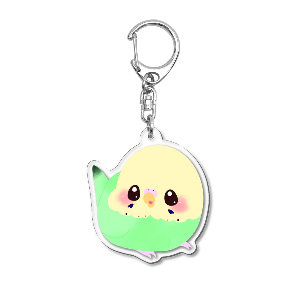 リンリン里美のインコちゃんのアクキー Acrylic Key Chain