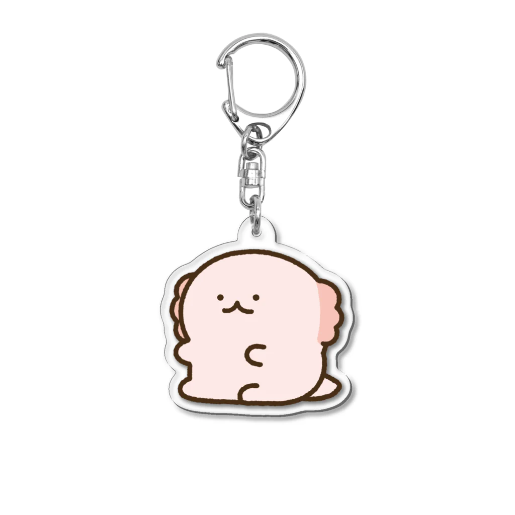 かやぬゆみのウーパールーパーさん Acrylic Key Chain