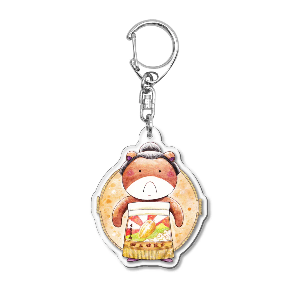 アイジロタウン出張販売店の[せきとり くうざえもん] Acrylic Key Chain