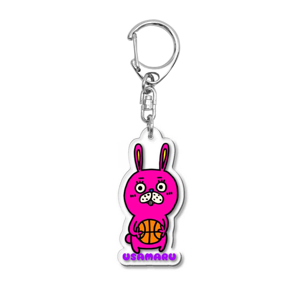CHEERFUL951のうさまるのすけ　バスケット Acrylic Key Chain