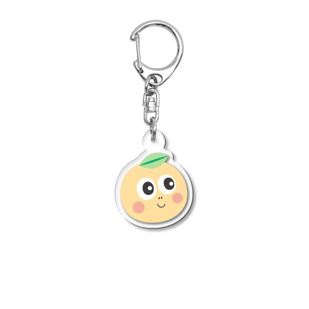 ぷくぷくだんご虫しょっぷのちっこいみかん Acrylic Key Chain